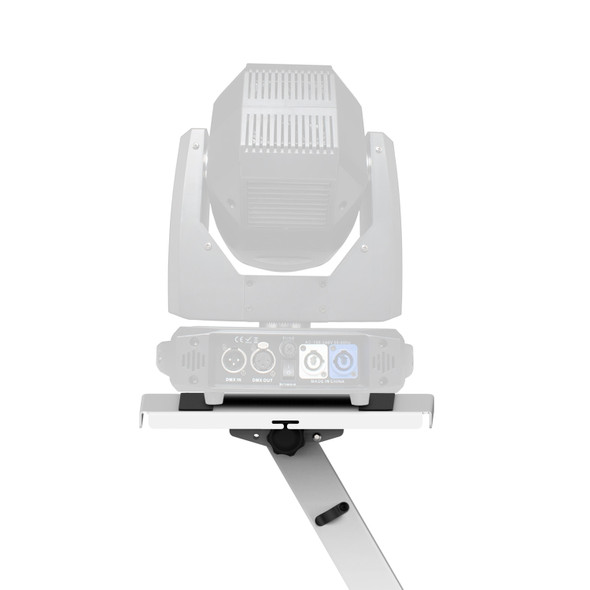 ProX White Pair of Audio Monitor DJ Lighting Side Mounting Stand for B3 DJ Table Workstation by Humpter