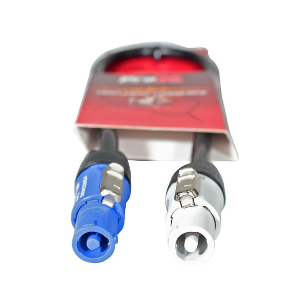 ProX XC-PWC12-06 professional 12AWG power cable with Grey and Blue locking connectors for audio, lighting, and AV applications