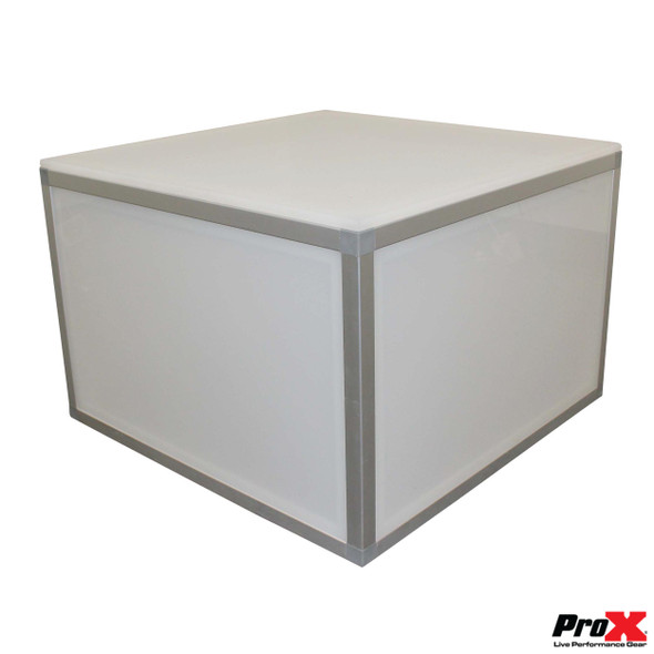 ProX 16" 2x2ft Acrylic Stage w/ Clamps and 2 side acrylic cover