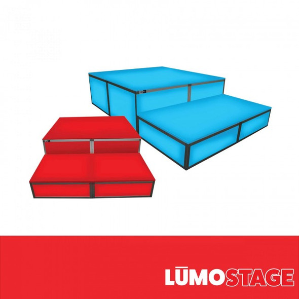 ProX LUMO Stage Acrylic Replacement Side Panels 8" Set of 2 