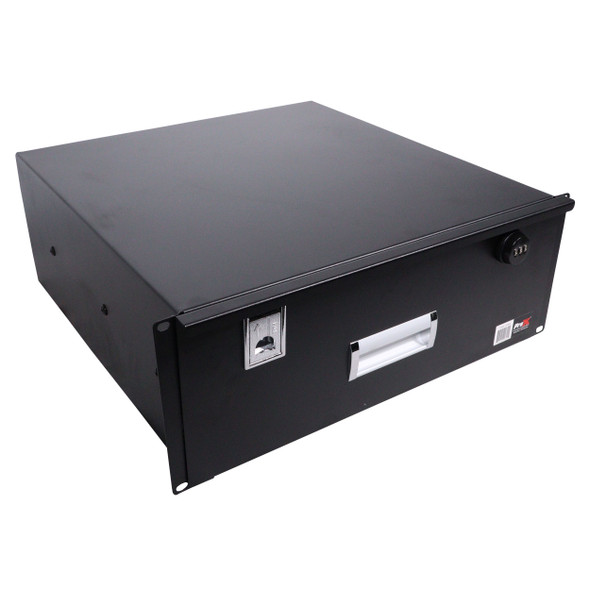 ProX 4U Rack Space 18" Depth Rack Mount Drawer for Audio, DJ, and IT Server rack cases.