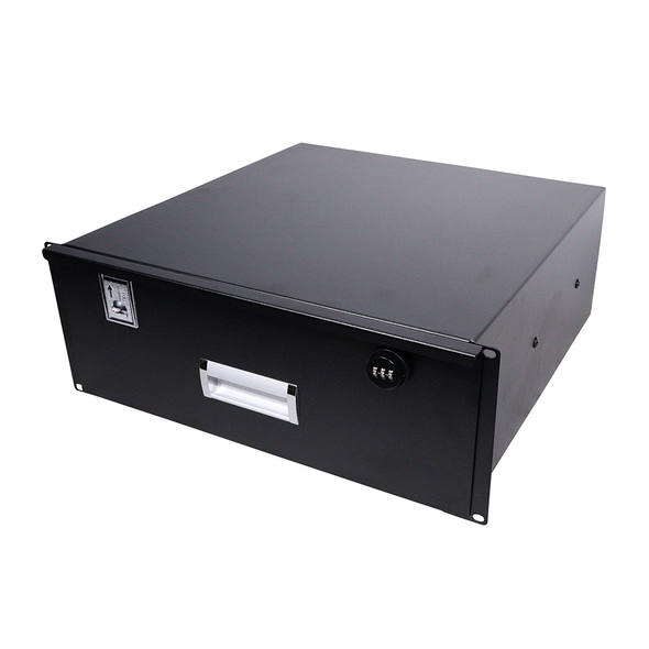 4U Metal Rack Drawer 12"D