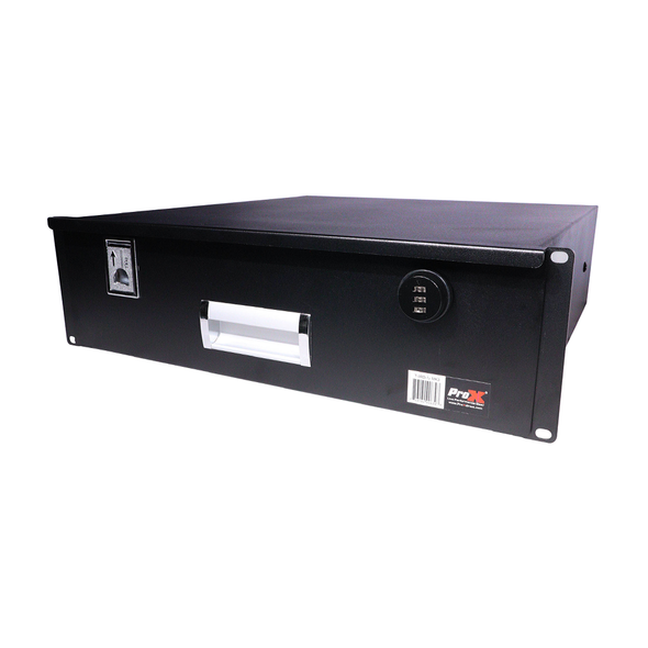 ProX 3U Rack Space 12-Inch Depth Drawer for Server Rack for Rack Mount Drawer Server Cabinet Case