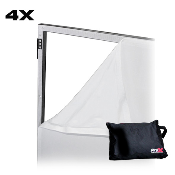 ProX Replacement Four Panel x4 Scrim Kit for ProX Facades White Fabric
