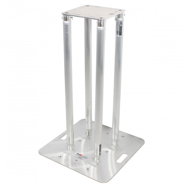 ProX K-Truss 3.28 Lightweight Square Truss Totem Full Package Includes White Scrim, Top Plate and Base Plate