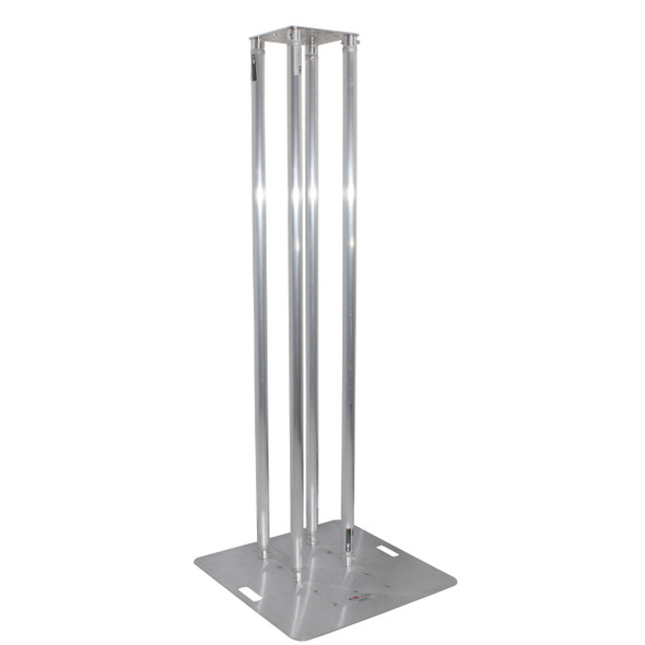 ProX Set of 2 6.56 Ft. Totem Package Includes a 12in Top Plate, 24in Base Plate and Four 2m F31 Tubes W-White Scrim Cover