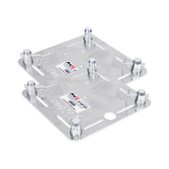 ProX Pair of 12" Aluminum 6mm Truss Top Plate for F34 F32 F31 Conical Square Truss with Connectors