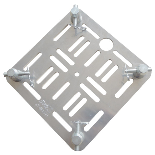 ProX 12" Aluminum 8mm Slotted Holes Truss Top Plate for F34 F32 F31 Conical Square Truss with Twist Locks and Connectors