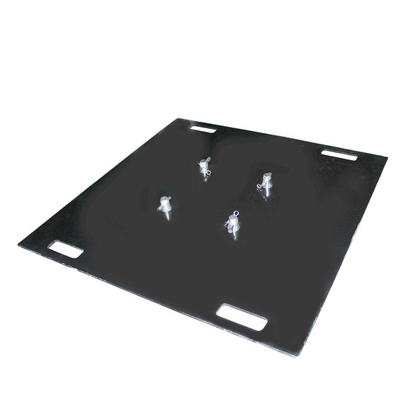 ProX 36'' Steel 10mm Truss Base Plate for F34 F32 F31 Conical Square Truss with Connectors - Black Finish