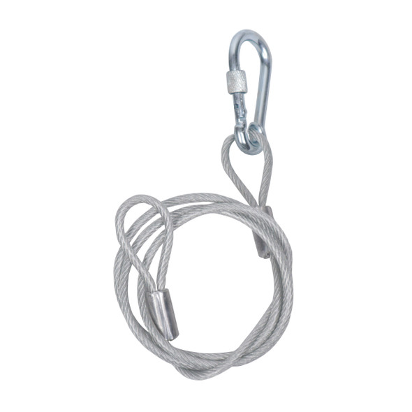 ProX 3 Ft. Safety Cable Galvanised steel wire with Silver PVC for Truss Stage Lighting