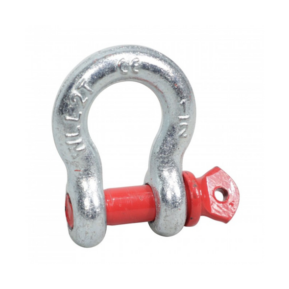 ProX 2 Ton 1/2" Galvanized Screw Pin Anchor U Shackle