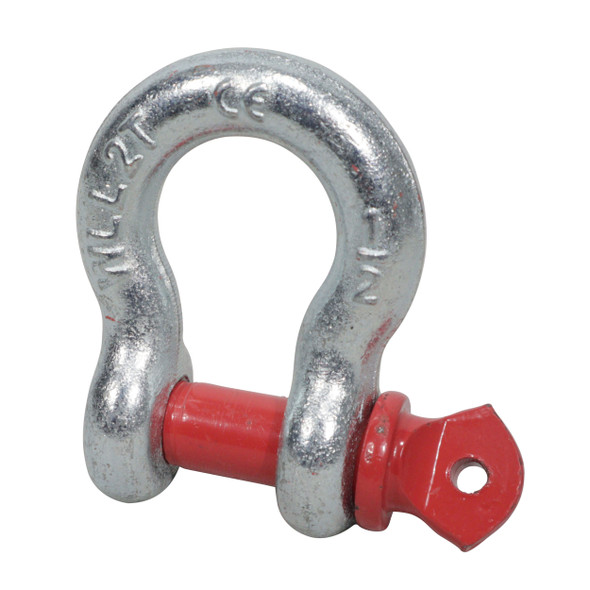 ProX 2 Ton 1/2" Galvanized Screw Pin Anchor U Shackle
