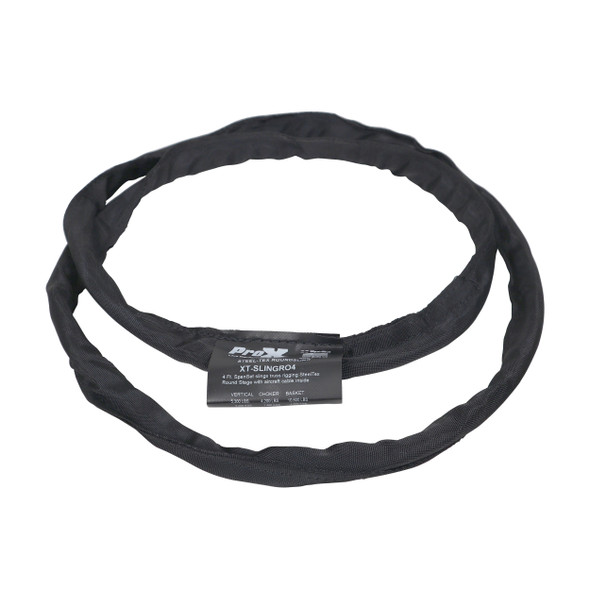 ProX 4 Ft. SpanSet slings truss rigging SteelTex „¢ Round Stage with aircraft steel cable inside - Made in USA