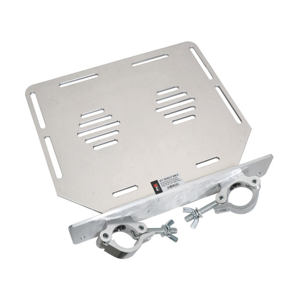 ProX Aluminum Truss Shelf with Dual O-Style Pro Clamps 14"x16" Shelf Space Fit F34 Truss And Bolted 12"Box Truss