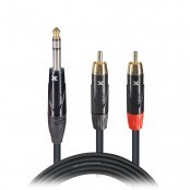 ProX XC-SYR05 Dual RCA to 1/4 Inch TRS Stereo Y-Cable for Mixers, DJ Controllers, Audio Interfaces, Recording Studios, and Professional Audio Systems