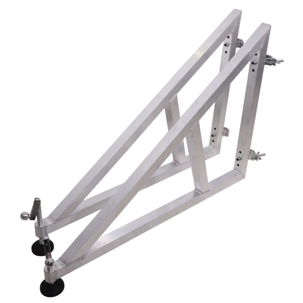ProX Pair of Vertical truss towers outrigger Leg Stabilizers with 2 clamps for F34 and 12" Bolted Truss 2" Pipe Diameter