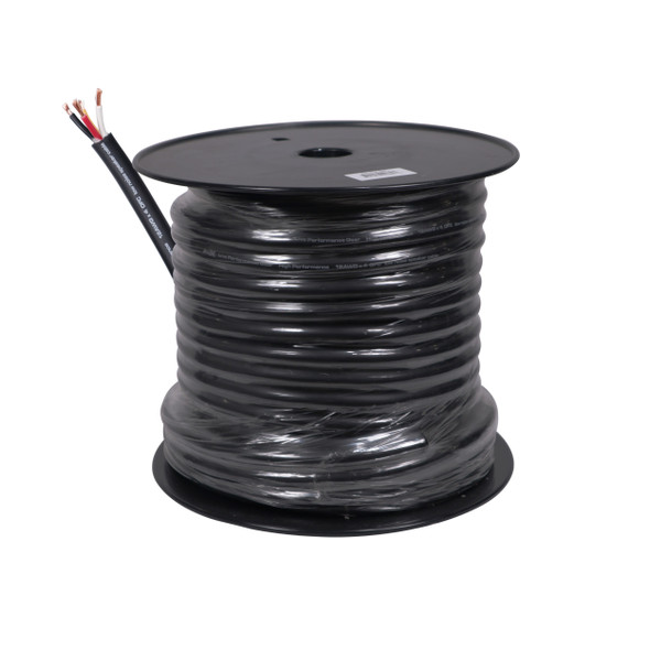 ProX XC-212-500 500 ft bulk spool of 12 AWG 2-conductor speaker wire designed for custom speaker cable fabrication and audio installations.