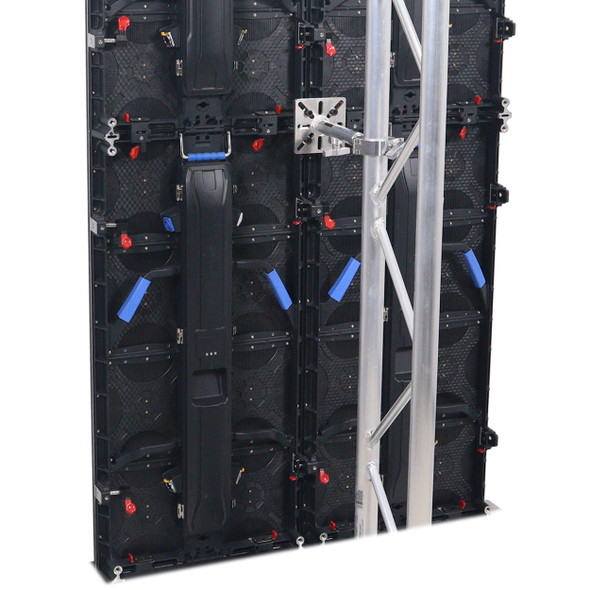 ProX 10-13" LED Panel Wall Mounting Plate to Extension 2" Pole Truss Clamp for Ground Stacking and Hanging.