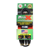ProX XC-DRCA3 Dual RCA Male Stereo Audio Cable with Oxygen-Free Copper Conductors and Gold-Plated Connectors
