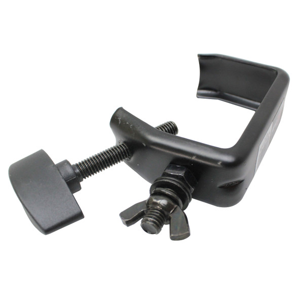 ProX Light Duty Aluminum C Style M10 Clamp with Flat Thumbscrew for 2" Truss Tube Capacity 45 lbs Black Finish