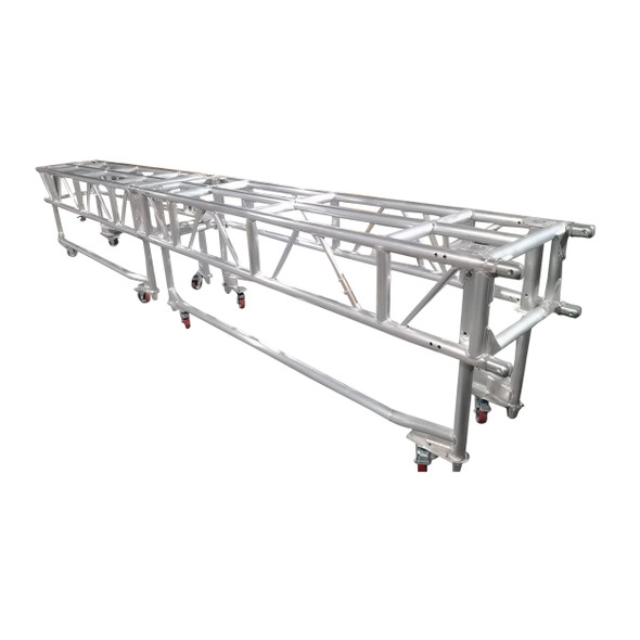 ProX 10 Ft. Pre-Rig Rectangular Truss Segment with Removable Rolling Base System
