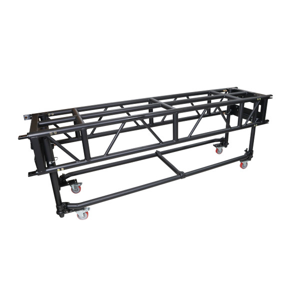 ProX 8 Ft. Pre-Rig Truss Segment with Removable Rolling Base System BLACK