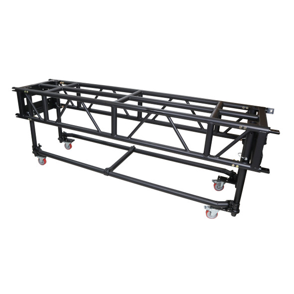 ProX 8 Ft. Pre-Rig Truss Segment with Removable Rolling Base System BLACK