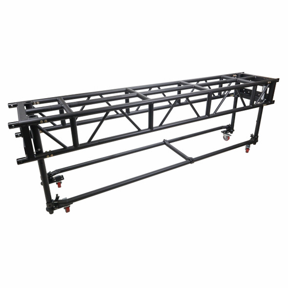 ProX 10 Ft. Pre-Rig Truss Segment with Removable Rolling Base System BLACK