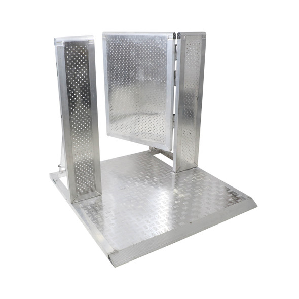ProX 4 Ft. Heavy-duty Aluminum Ventilated Crowd Barrier Door and Base