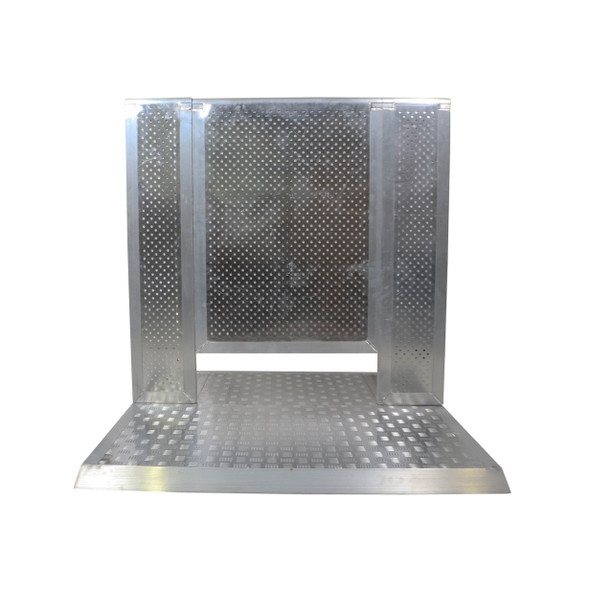 ProX 4 Ft. Heavy-duty Aluminum Ventilated Crowd Barrier Door and Base