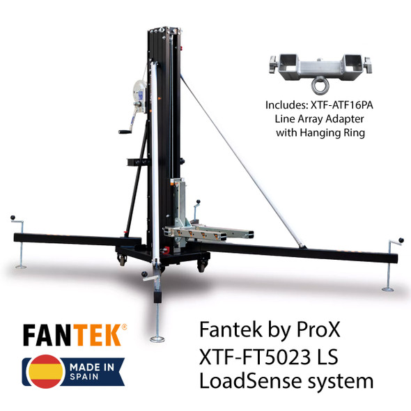 ProX LoadSense system FANTEK Spain Front Loading Lifting Line Array Systems Tower Min Height: 5.62 Feet - Max Height: 16.33 Feet