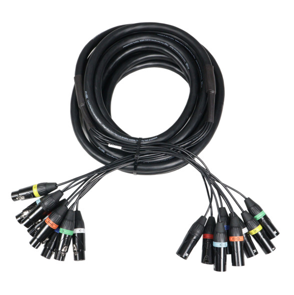 ProX XC-8XLR25 8 Channel XLR Balanced Snake Cable 25ft