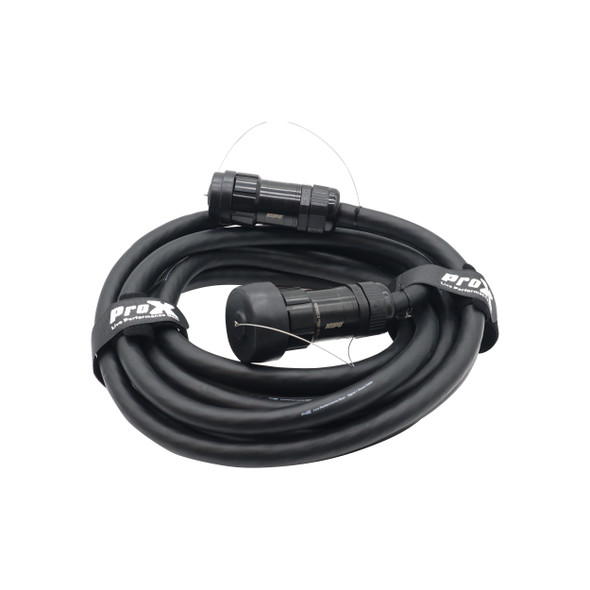 ProX 19-pin male to 19-pin female extension cable for professional stage lighting and power distribution