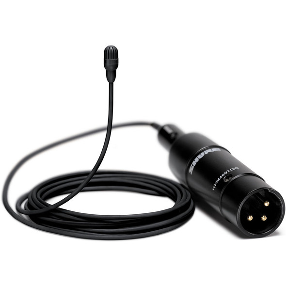 Shure TwinPlex TL47 Omnidirectional Lavalier Microphone with XLR Connector and Accessories Black