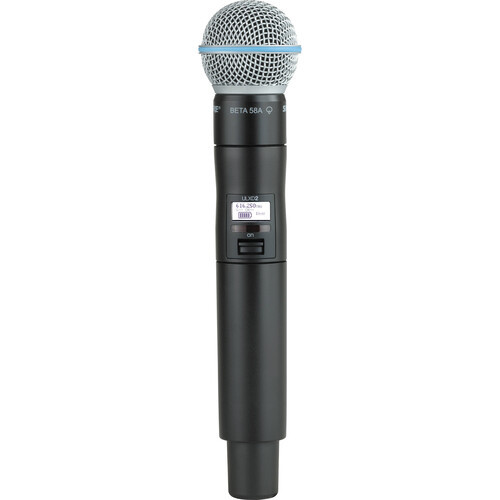 Shure ULXD2-B58-G57 Digital Handheld Wireless Microphone Transmitter with Beta 58A Capsule