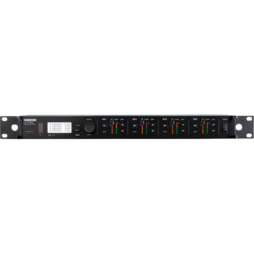 Shure ULXD4Q-G57 Quad-Channel Digital Wireless Receiver