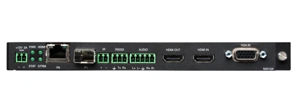 AMX NMX-ENC-N2412A-C Encoder Card JPEG 2000 4K60 4:4:4 & HDR Video Over IP Encoder Card with POE+, KVM, & AES-67