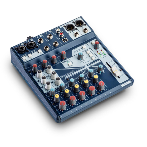 Soundcraft SCR-5085984US-01 Notepad-8FX Analog Mixer with USB Effects