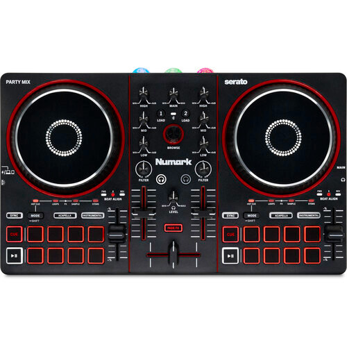 Numark Party Mix III DJ Controller with Built-In Light Show 