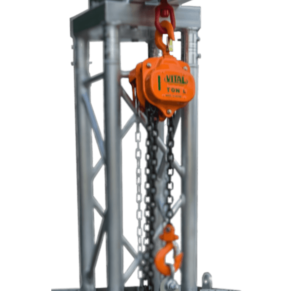 Jmaz Lighting ThunderZ TZ1023 Manual Chain Hoist (1 Ton Rated - 33 Foot)