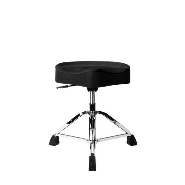 Gator Cases GP-DTH-ASD-BK Air Glide Black Saddle Drum Throne