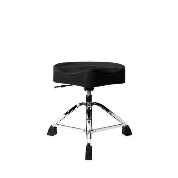 Gator Cases GP-DTH-ASD-BK Air Glide Black Saddle Drum Throne
