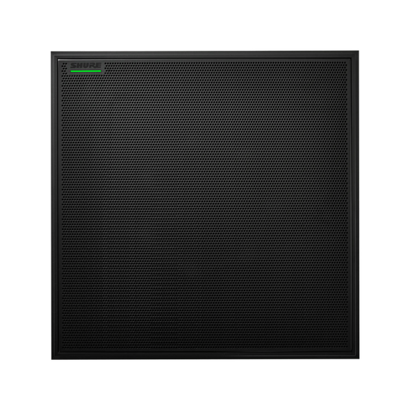 Shure MXA925B-S-60CM Ceiling Array Microphone, Black, Square, 60CM