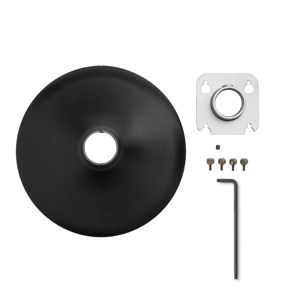 Shure MXA901B-R-PM-1.5-V Ceiling Array Microphone and Mounting Kit Bundle