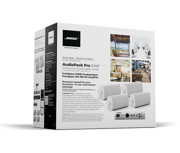 Bose Professional AudioPack Pro S4 White 120V NA