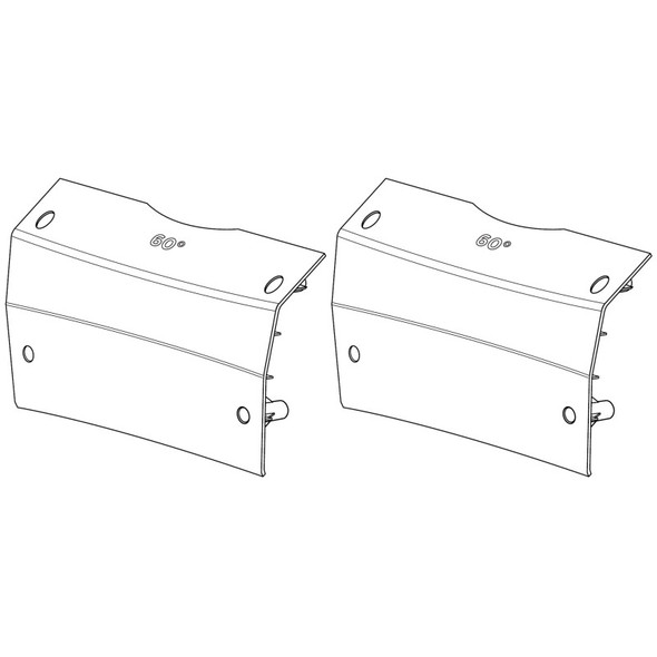 Bose AMWG2060 ArenaMatch AM20 60° Horizontal Waveguide Pair