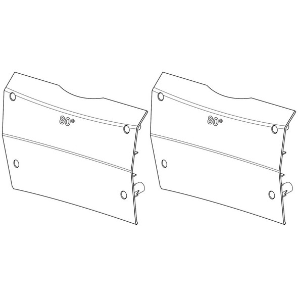 Bose AMWG2080 ArenaMatch AM20 80° Horizontal Waveguide Pair