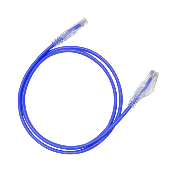 Hosa CAT-601-10PK-BU 24 AWG Cat6 Ethernet Cable 10-Pack 1 ft Blue