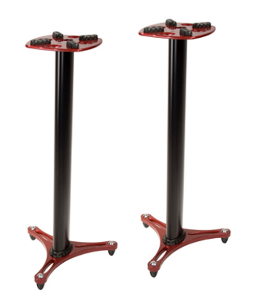 Ultimate Support MS-90-45R Studio Monitor Stands, Pair, Red