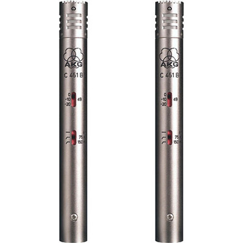 AKG C 451 B/ST Professional Condenser Microphone Set - Sold in Pairs
